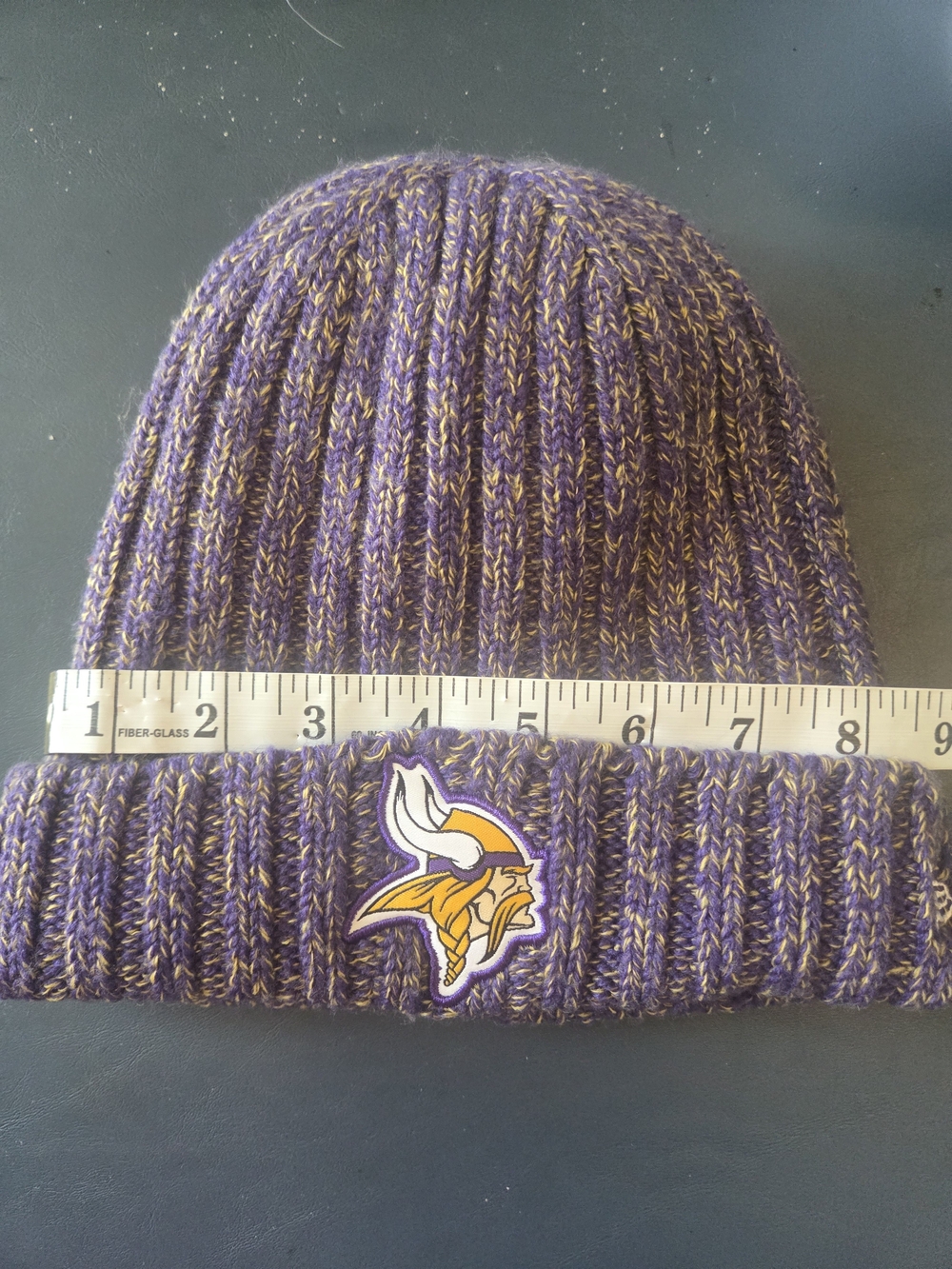 NFL Purple and Gold Marled Cuffed Beanie